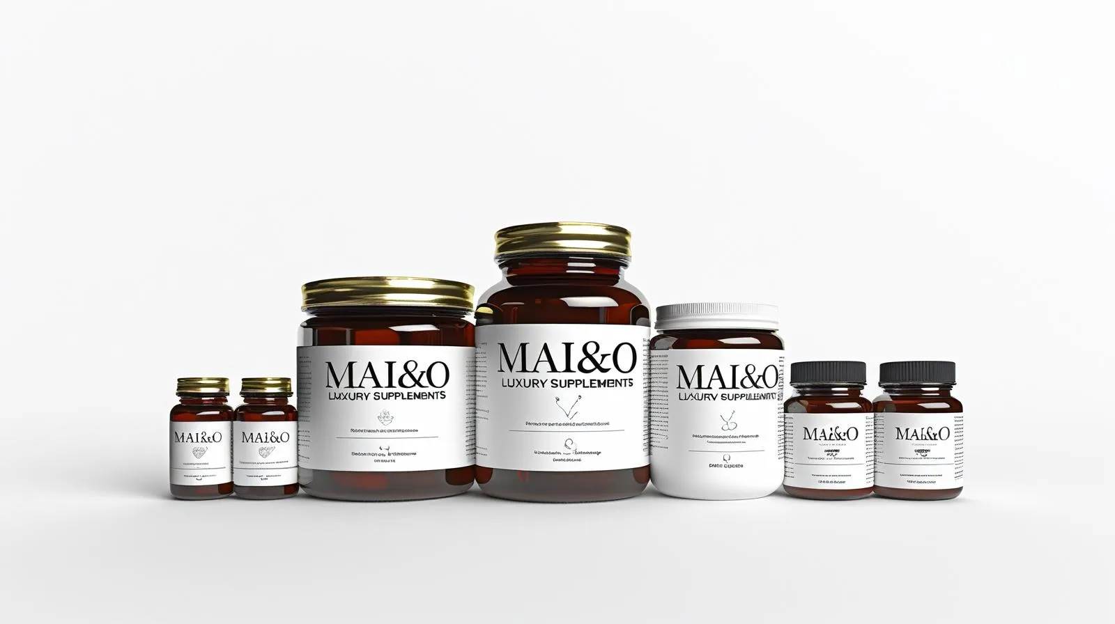 Línea de suplementación premium alineada con el método MAi&O (packs y productos individuales).__Nombre del servicio__MAi&O Luxury Supplements_Descripción propuesta__Línea de suplementación premium alineada c